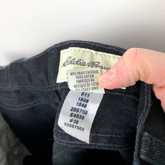 Eddie Bauer Black Jeans 14P - Picture 5 of 6